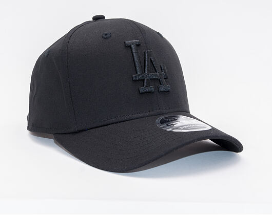 New Era 9FIFTY Stretch-Snap Tonal Black Los Angeles Dodgers Snapback Black Cap