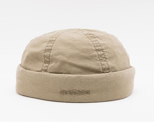 Stetson Docker Delave Organic Cotton 8821107 Washed Olive Docker Cap