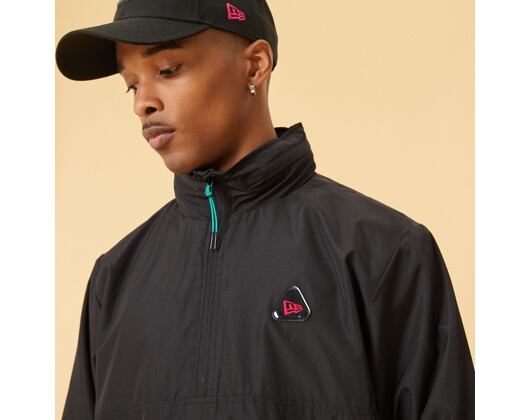 New Era Contemporary Cargo Windbreaker Black / Muave Blue Jacket