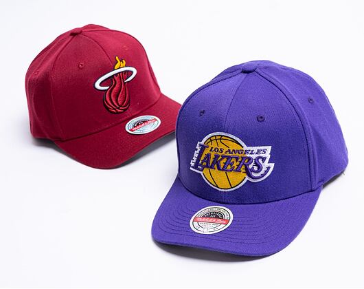 Mitchell & Ness Team Ground 2.0 Stretch Snapback Los Angeles Lakers Purple Cap