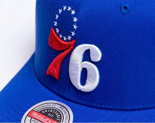 Mitchell & Ness Team Ground 2.0 Stretch Snapback Philadelphia 76ers Blue Cap