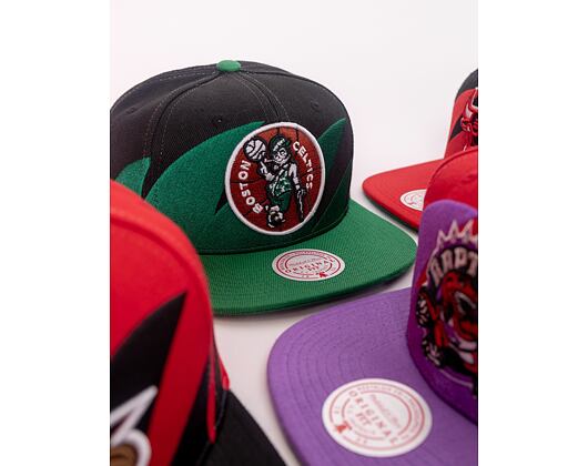 Mitchell & Ness Sharktooth Snapback HWC Boston Celtics Black / Green Cap