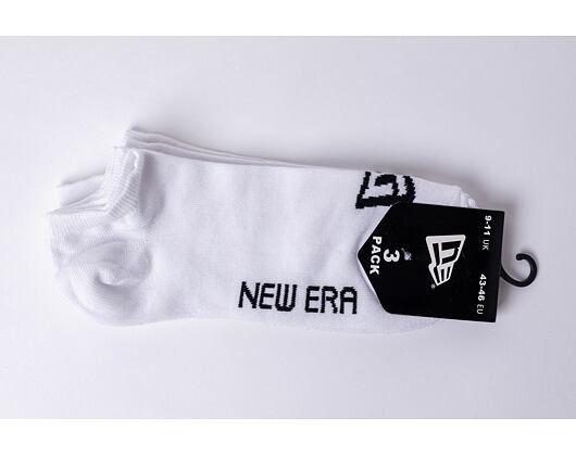 New Era Flag Sneaker 3Pack White Socks