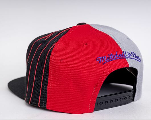 Mitchell & Ness What The Pinstripe Toronto Raptors Black Cap