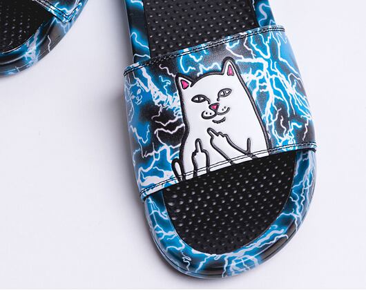 RIP N DIP Lord Nermal Nikola Slides Black / Blue