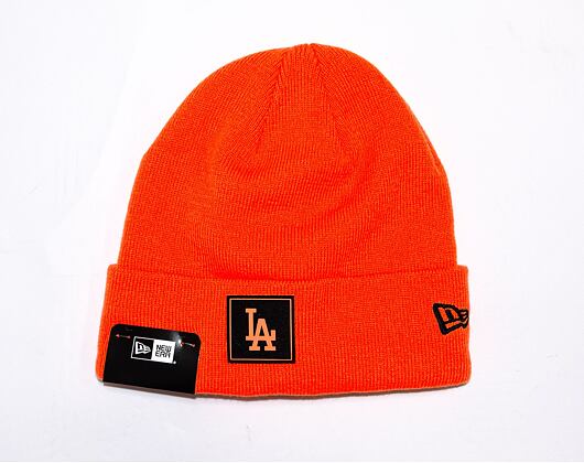 New Era MLB Neon Team Cuff Beanie Los Angeles Dodgers Neon Orange