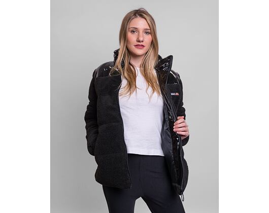 Ellesse black puffer jacket women's hot sale