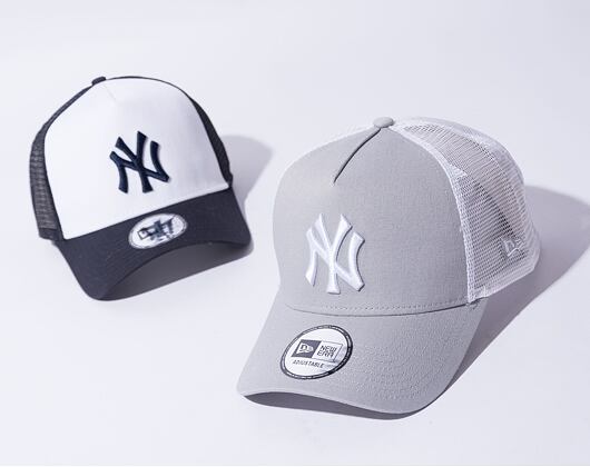 New Era Clean Trucker 2 New York Yankees Grey White Cap