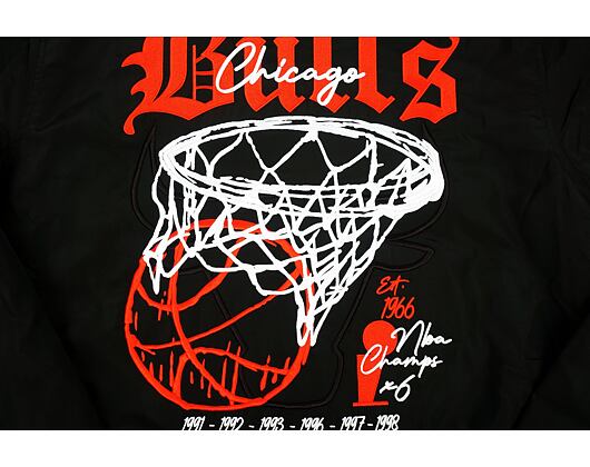 Custom Bunda New Era x Adam Wave Chicago Bulls Tribute Bomber Black / Red