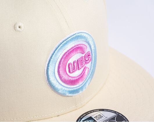 Kšiltovka New Era 9FIFTY MLB Pastel Patch Chicago Cubs Light Cream / Pastel Blue
