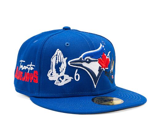 Kšiltovka Adam Wave New Era 59FIFTY MLB Authentic Performance Toronto Blue Jays Fitted Team Color