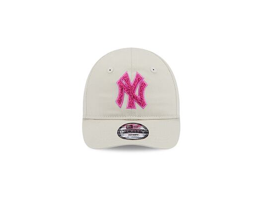 Dětská Kšiltovka New Era 9FORTY Kids MLB Boucle New York Yankees Stone / Pink