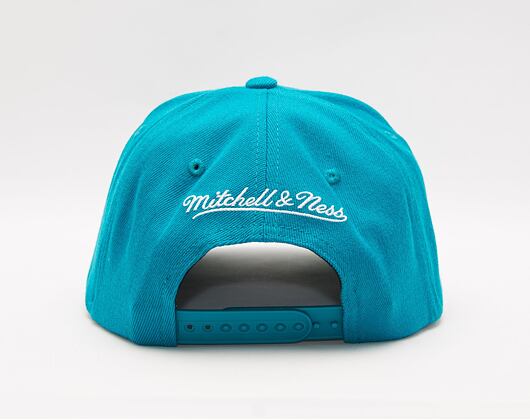 Mitchell & Ness Detroit Pistons Team Ground 2.0 Stretch Snapback HWC Teal Cap