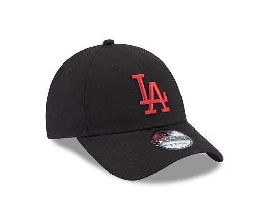 Kšiltovka New Era 9FORTY MLB League Essential Los Angeles Dodgers Black / Cardinal
