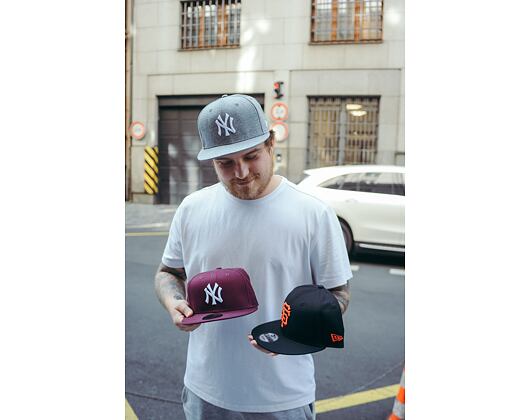 New Era 59FIFTY MLB League Basic New York Yankees Grey/Optic White Cap
