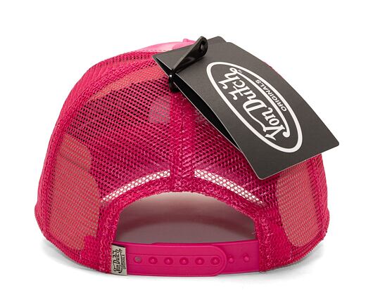 Kšiltovka Von Dutch Trucker Boston - Cotton Twill - Pink Tie Dye