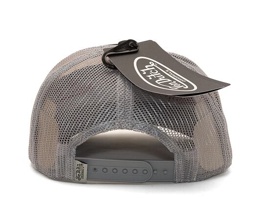 Kšiltovka Von Dutch Trucker Boston - Satin - Black/Grey