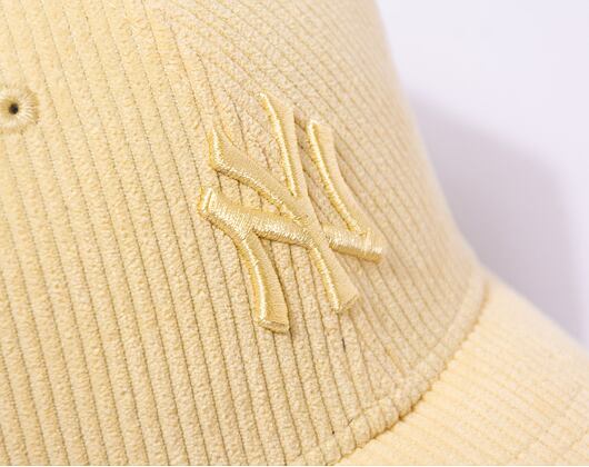 Dámská kšiltovka New Era 9FORTY Womens MLB Summer Cord New York Yankees Pale Yellow