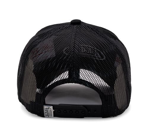 Kšiltovka Von Dutch Trucker Soho - Cotton Twill - Black/Cream