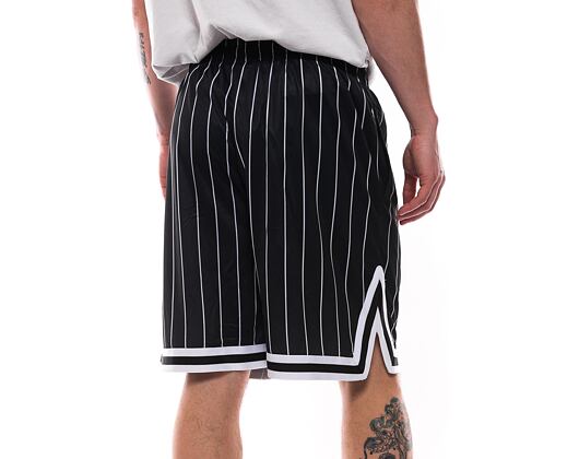 Karl Kani Small Signature Pinstripe Mesh Shorts black/white