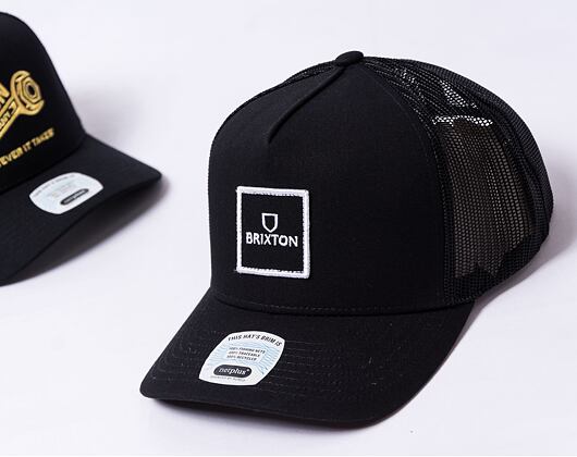 Brixton Alpha Block X C MP Mesh Cap Black