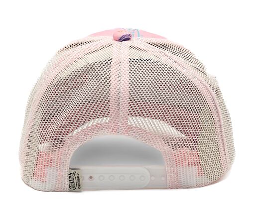 Kšiltovka Von Dutch Atlanta Foam Trucker - Logo Aop/White