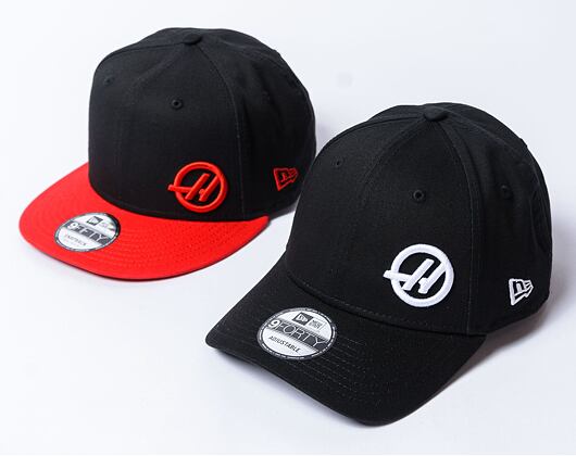 Kšiltovka New Era - F1 9FIFTY - Haas Formula 1 - Black / Scarlet