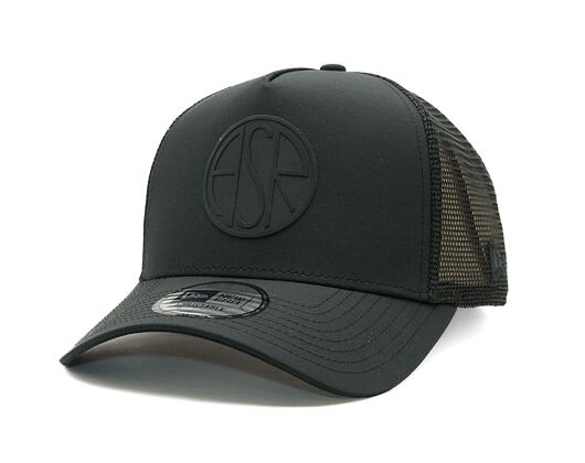 Kšiltovka New Era - 9FORTY Trucker AS Roma - Black