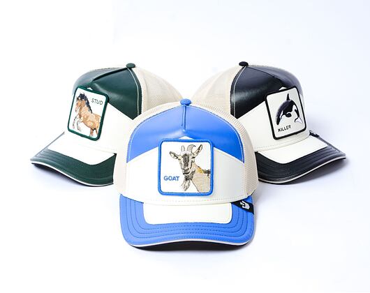 Kšiltovka Goorin - Trucker Moto Goat - Blue