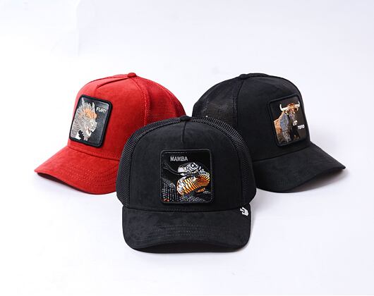Kšiltovka Goorin - Trucker - The Suede Mamba - Black