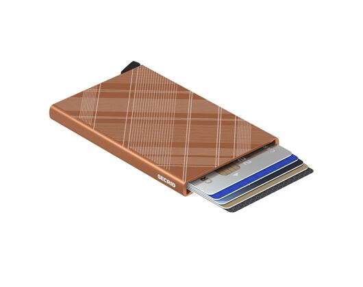 Pouzdro na karty Secrid Cardprotector Laser - Tartan Rust