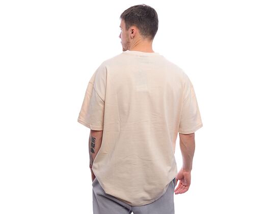 Triko New Era - Tech Flag Oversized Tee - Cream / Grey