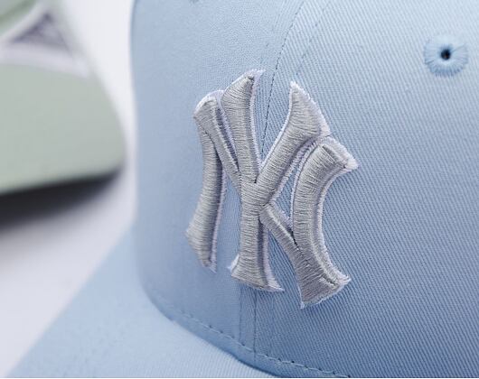 Kšiltovka New Era - MLB World Series 9FIFTY Original Fit - NY Yankees - Pastel Blue / Gray