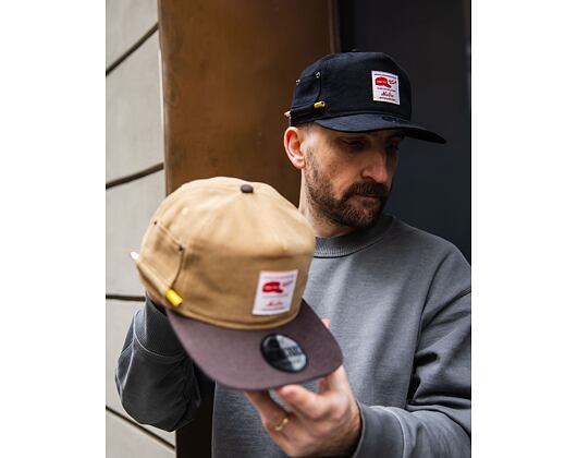 Kšiltovka New Era - Image Drop - Work Cap GOLFER - Tan Brown / Walnut