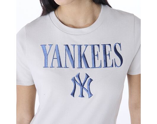 Dámské Triko New Era - MLB Graphic Tee - NY Yankees - Stone