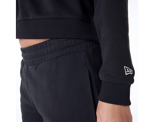 Dámská Mikina New Era - Script Crop Hoodie - Black