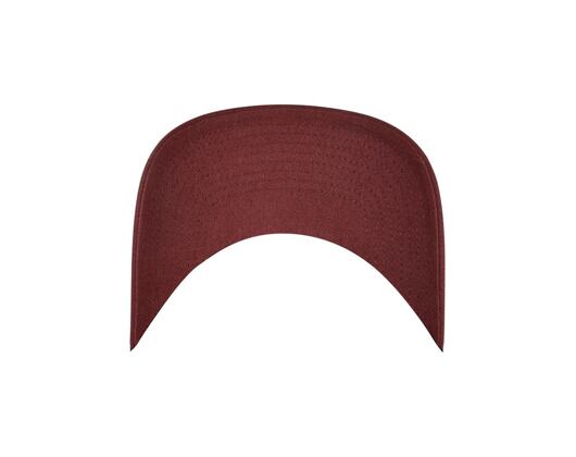 Kšiltovka Yupoong 5-Panel Curved Classic Snapback burgundy