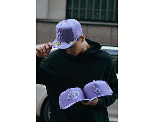 Kšiltovka New Era - MLB Color Pack 59FIFTY A-Frame - NY Yankees - Purple