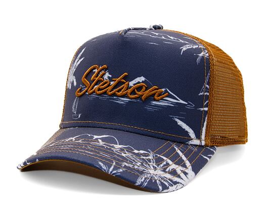 Kšiltovka Stetson - Trucker Cap Minimal Aloha Print - 2