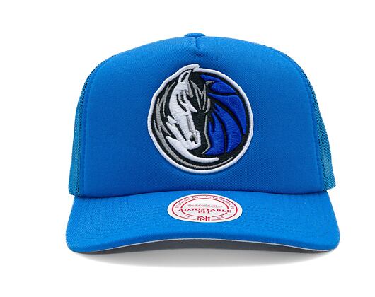 Kšiltovka Mitchell & Ness - Dallas Mavericks - Evergreen Trucker - Blue