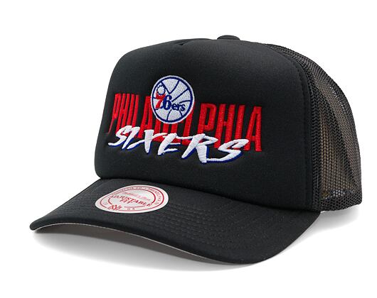 Kšiltovka Mitchell & Ness - Philadelphia 76Ers - Year Of The Snake Trucker Hwc - Black