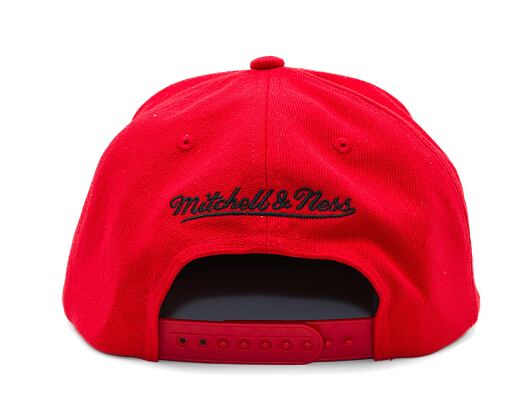 Kšiltovka Mitchell & Ness - Chicago Bulls - Big Time Snapback - Red