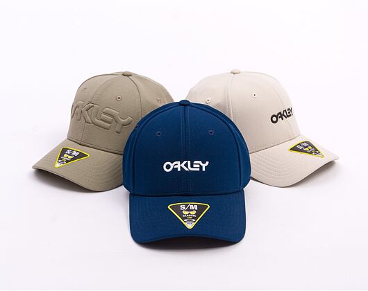 Kšiltovka Oakley - 6 Panel Stretch Metallic Hat - Team Navy