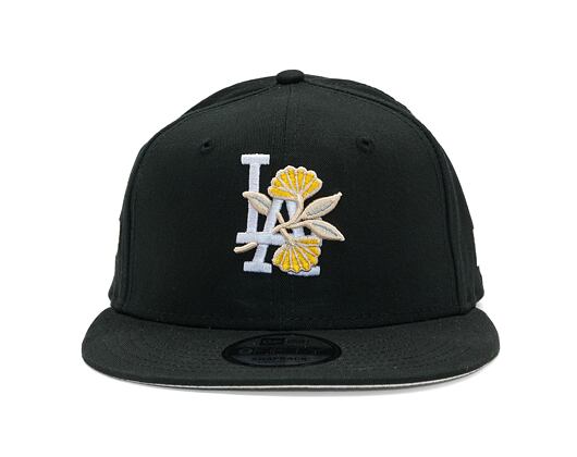 Kšiltovka New Era - MLB Floral 9FIFTY - LA Dodgers - Black / White