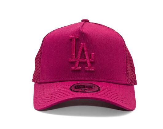 Dětská Kšiltovka New Era - MLB League Essential 9FORTY Trucker - LA Dodgers - Cherry