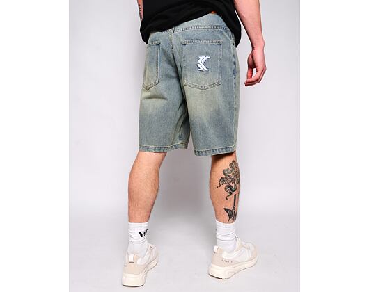Kraťasy Karl Kani - OG Denim Baggy Jorts - bleached blue