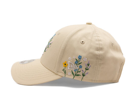 Dámská Kšiltovka New Era - MLB Floral Icon 9FORTY - LA Dodgers - Cream