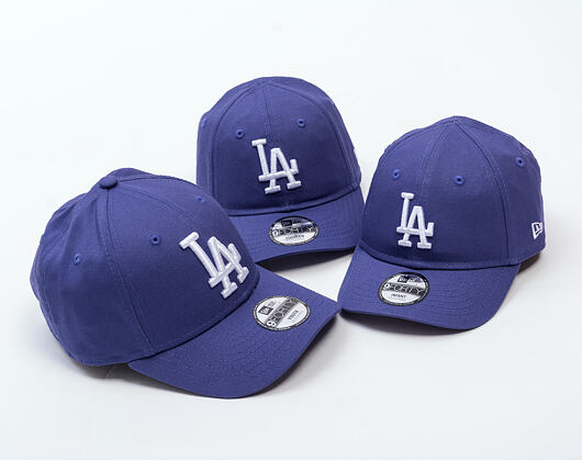 Dětská Kšiltovka New Era - MLB League Essential 9FORTY - LA Dodgers - Purple / White