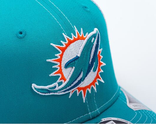 Kšiltovka New Era - NFL Contrast Stitch 9SEVENTY Stretch-Snap - Miami Dolphins - Teal