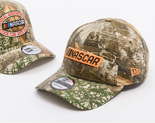 Kšiltovka New Era - NASCAR Camo Logo 9FORTY - Nascar Classics - Realtree Edge